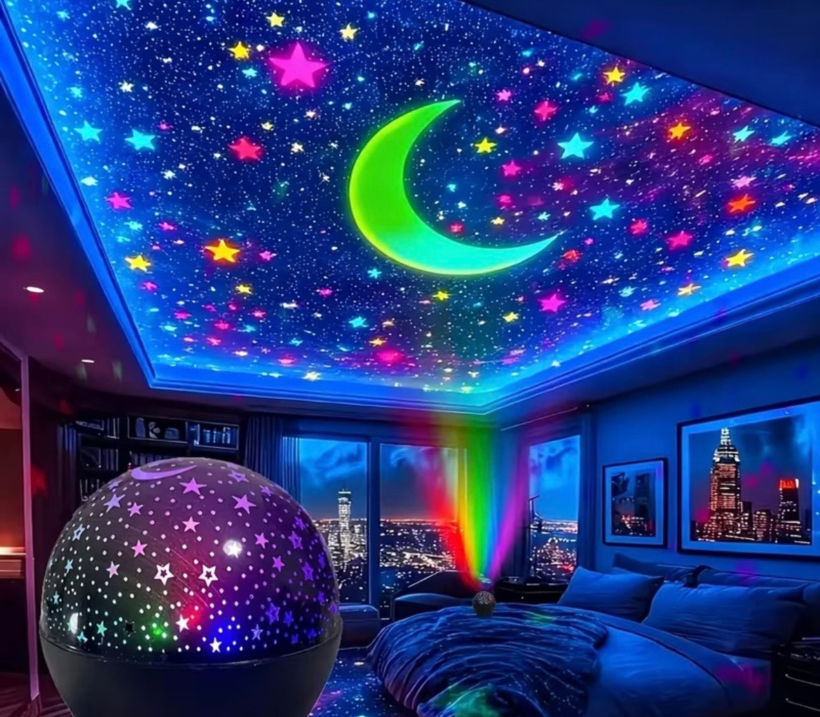 LED Projection Lamp – Galaxy Star Night Light for Bedroom