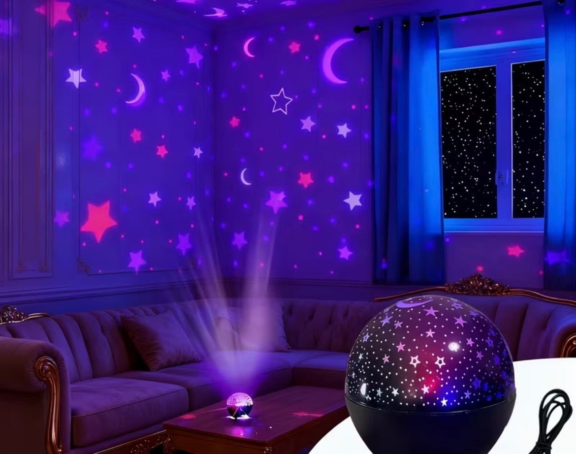 LED Projection Lamp – Galaxy Star Night Light for Bedroom