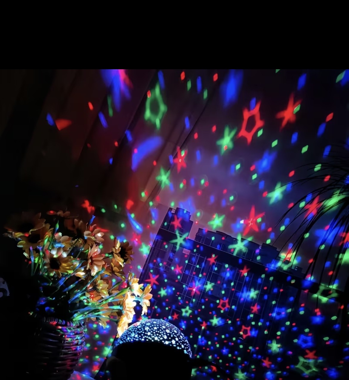 LED Projection Lamp – Galaxy Star Night Light for Bedroom