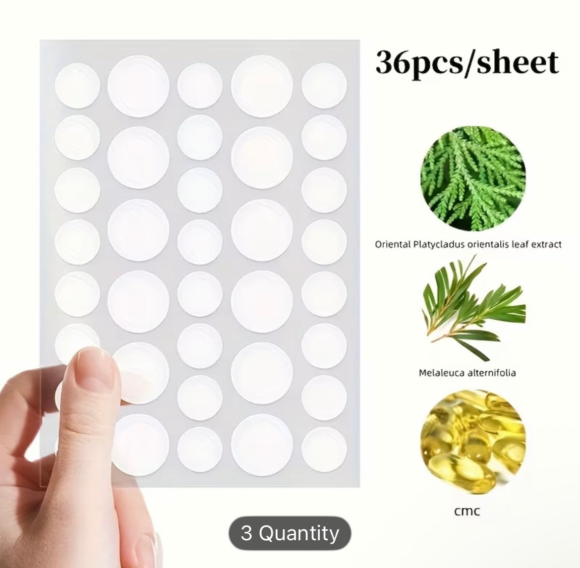 Pimple Patches – Hydrocolloid Acne Spot Treatment Stickers