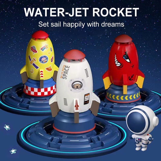 Rocket Sprinkler – Kids Outdoor Water Play Garden Toy