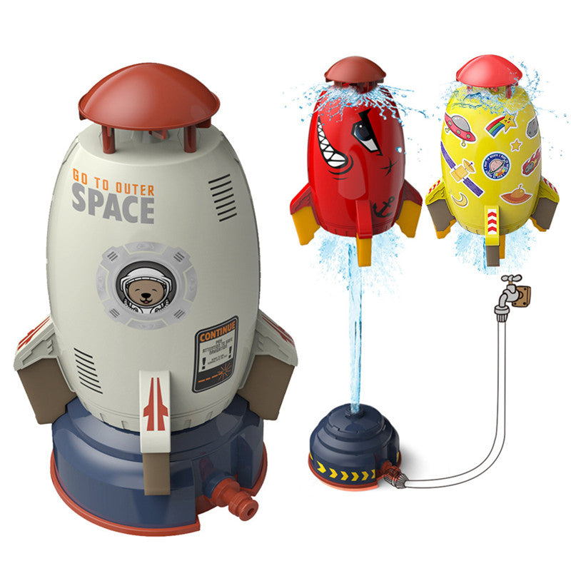 Rocket Sprinkler – Kids Outdoor Water Play Garden Toy